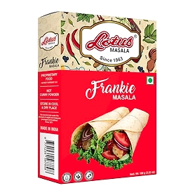 Lotus Frankie Masala Powder | Instant Spice Box for Wrap |100gm (10 kg Pack)