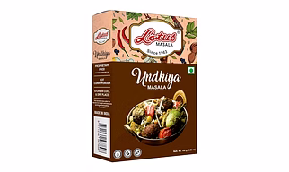 lotus Instant Undhiya masala | Spicy Mixed Vegetable powder spice 100 gm (10 kg Pack)