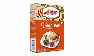Lotus Vada pav dry spice chutney | Natural | mix peanut granules garlic chutney 100 gm (10 kg Pack)
