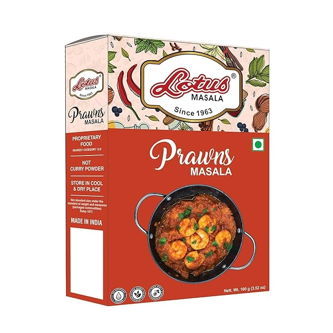 Lotus Prawn Masala Pack (100gm) (10 kg Pack)-12538754