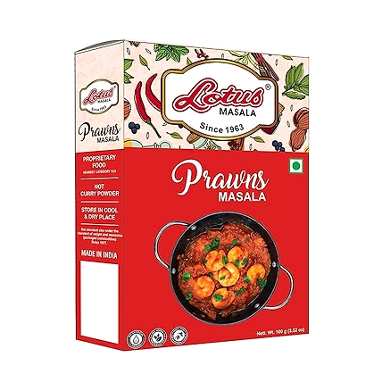 Lotus Prawn Masala Pack (100gm) (10 kg Pack)-12538754
