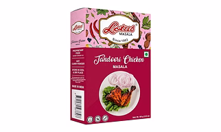 Lotus Tandoori Chicken Masala | Instant Grilled Chicken Spice Box | Added Salt | 100gm (10 kg Pack)