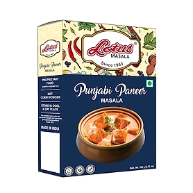 Lotus Instant Paneer Masala Punjabi Dhaba Style 100gm (10 kg Pack)