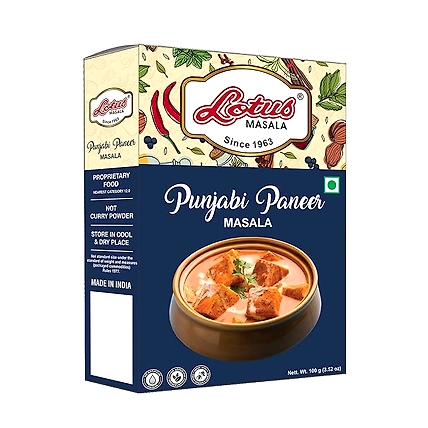 Lotus Instant Paneer Masala Punjabi Dhaba Style 100gm (10 kg Pack)-12539090