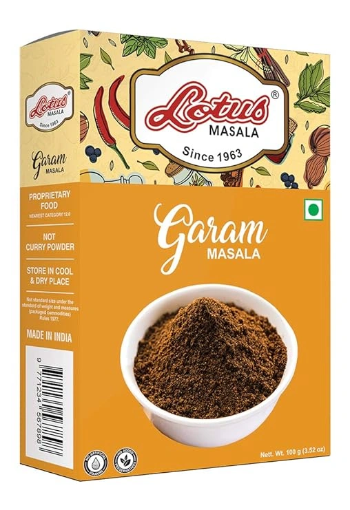 Lotus Garam Masala | Premium Pack 100gm (10 kg Pack)-12539092