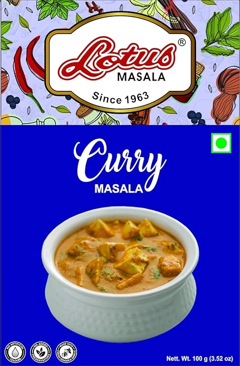 Lotus Punjabi Gravy Masala (100 gm) (10 kg Pack)-2