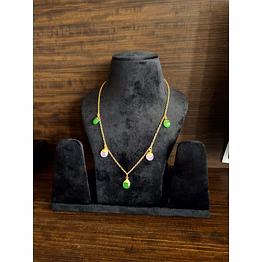 natural stone pendant necklace