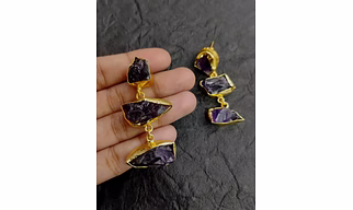 Natural Stone Earrings