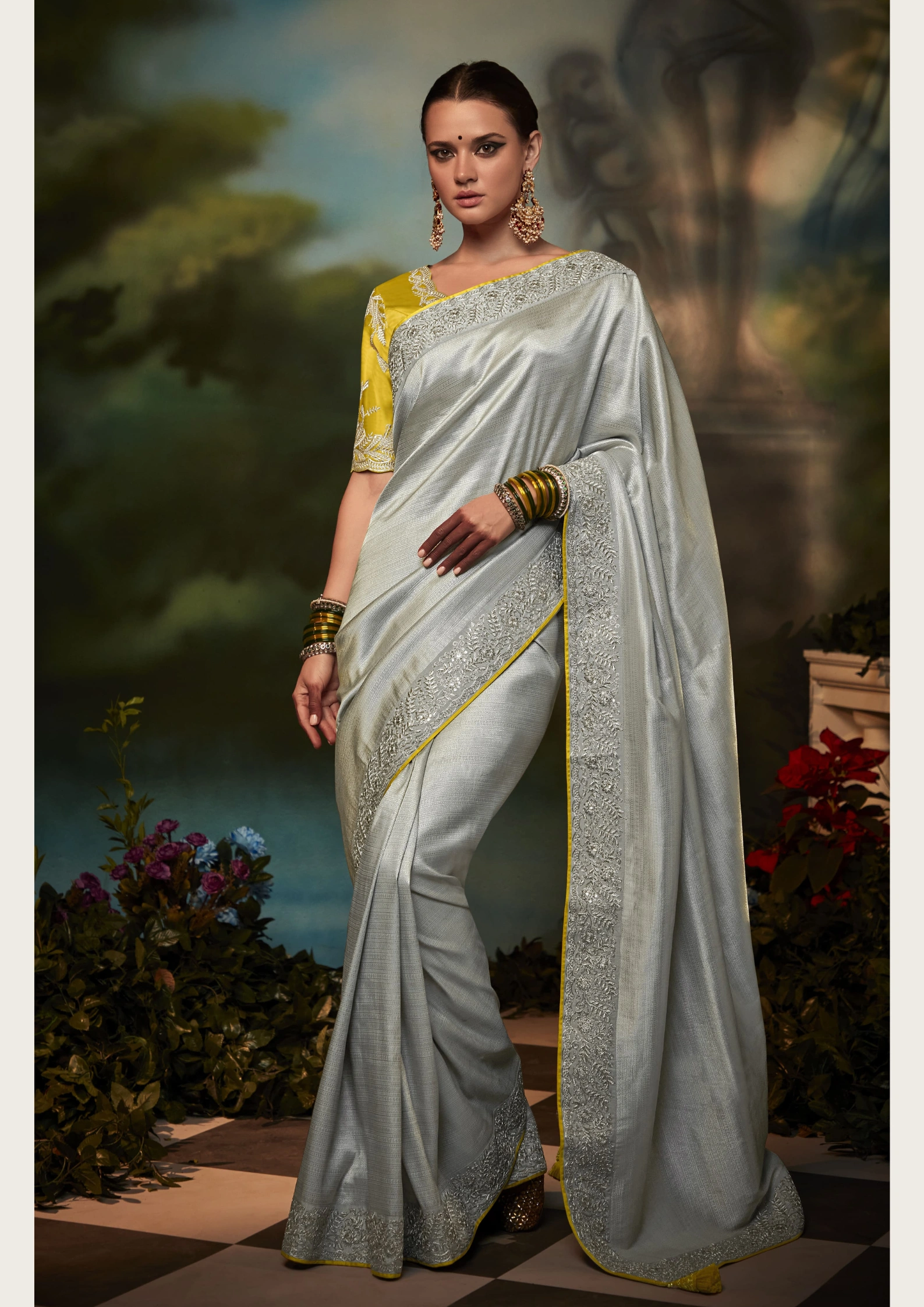 Starlight Splendor Saree | Bollywood Saree-1