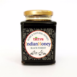 indianhoney black forest honey | pure & natural | unprocessed, unfiltered, no added sugar | rich in minerals & antioxidants | ethically sourced raw honey | 500g glass jar