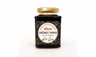 IndianHoney Black Forest Honey | Pure & Natural | Unprocessed, Unfiltered, No Added Sugar | Rich in Minerals & Antioxidants | Ethically Sourced Raw Honey | 500g Glass Jar