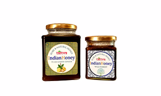 IndianHoney Wild Forest Honey & Warming & Anti-Inflammatory Ginger Infused Honey Combo Pack (500gm & 230gm) - Wild Forest & Ginger Details