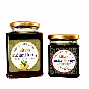 IndianHoney Black Forest (Honeydew) Honey & Premium & Highly Medicinal Sidr Honey Combo Pack (500gm & 230gm) - Black Forest & Sidr Details