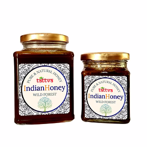 IndianHoney Ayurvedic & Stress-Relief natural tulsi Honey & Warming & Anti-Inflammatory Ginger Infused Honey Combo Pack (500gm & 230gm) - Tulsi & Tulsi Lemon Ginger Details