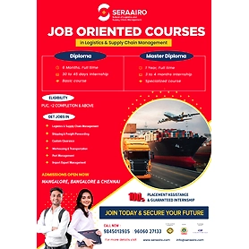DIPLOMA AND MASTER DIPLOMA IN LOGISTICS AND SUPPLY CHAIN MANAGEMENT
