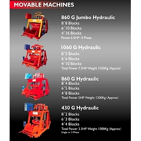 BLOCK & BRICK MAKING MACHINE