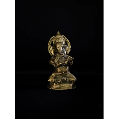 Dhokra Craft - Sitting Ganesh