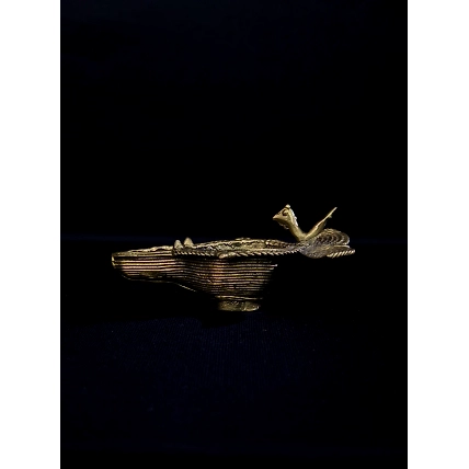 Dhokra Hand Lamp-2