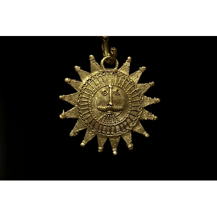Dhokra - Sun Mask Wall Accent-Dhokra_20