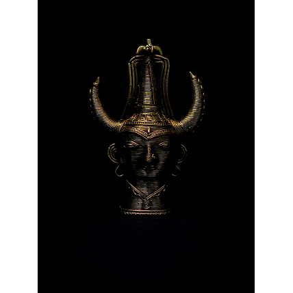 Handmade Dhokra Koya Mask-Dhokra_23