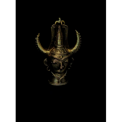 Handmade Dhokra Koya Mask-2