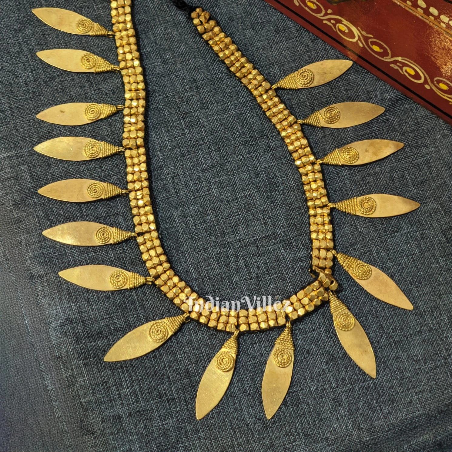 Pure Handmade Dhokra Tribal Jewellery-J_2