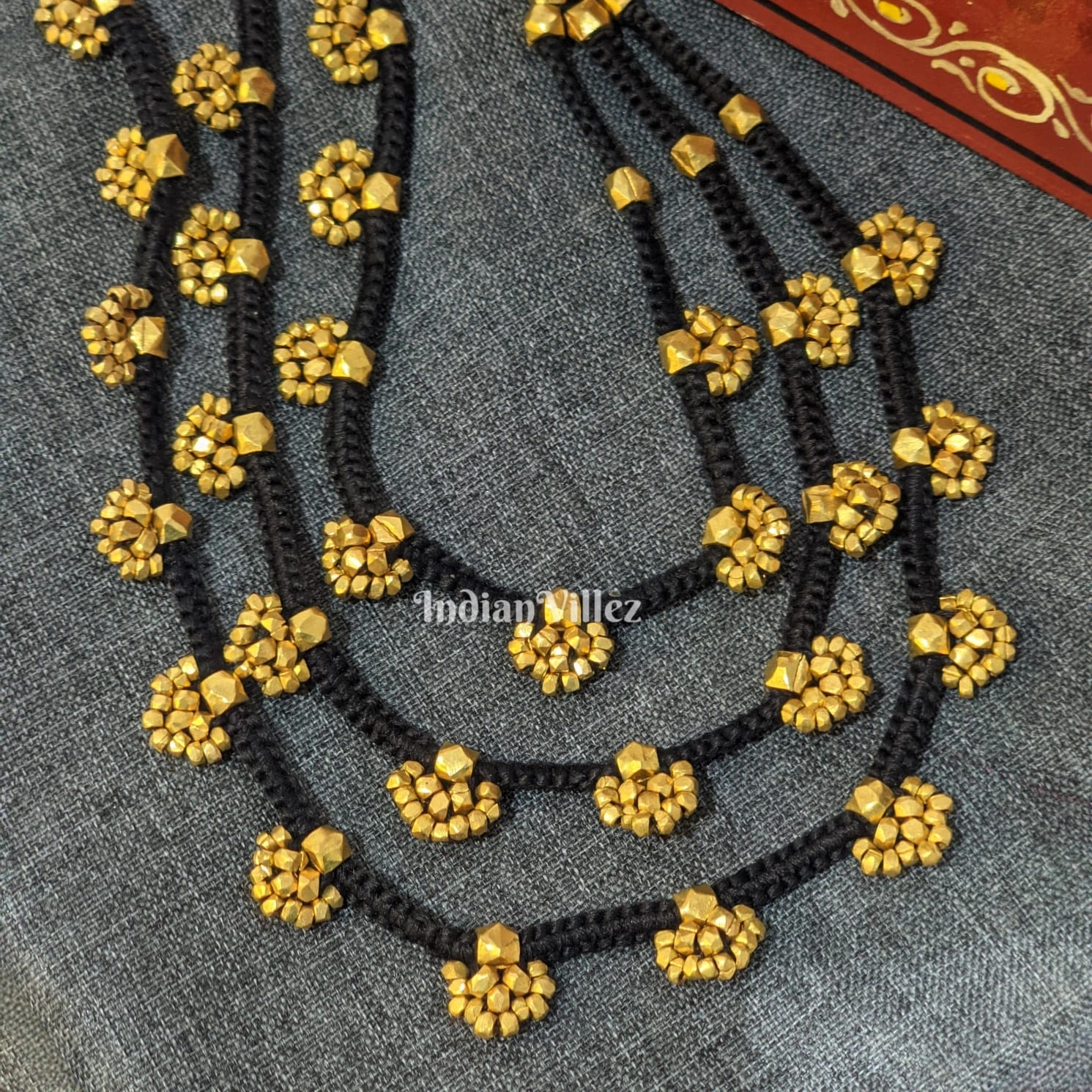 Handmade Pure Dhokra Tribal Jewellery-J_4