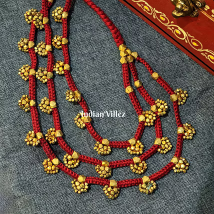 Handmade Dhokra Tribal Necklace-J_5