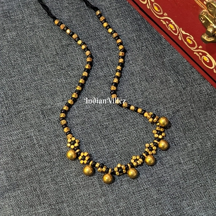 Handicrafted Dhokra Tribal Necklace-J_15