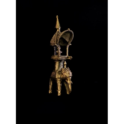Dhokra Elephant Sabari Metal Craft-1