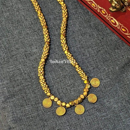 Pure Handmade Dhokra Tribal Necklace-J_26