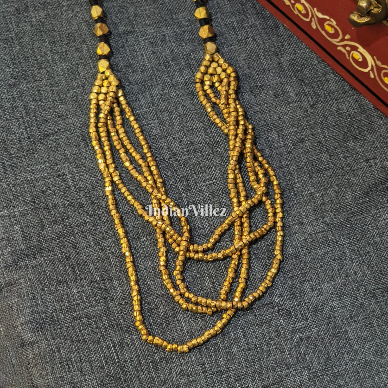 Pure Dhokra Tribal Jewellery Necklace-J_29