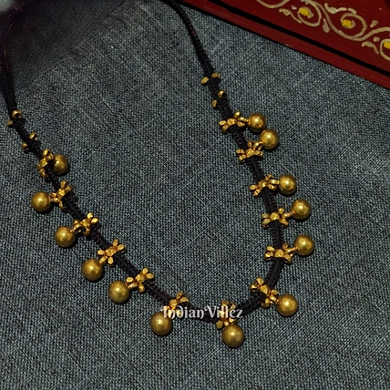 Pure Handmade Tribal Dhokra Necklace-J_33
