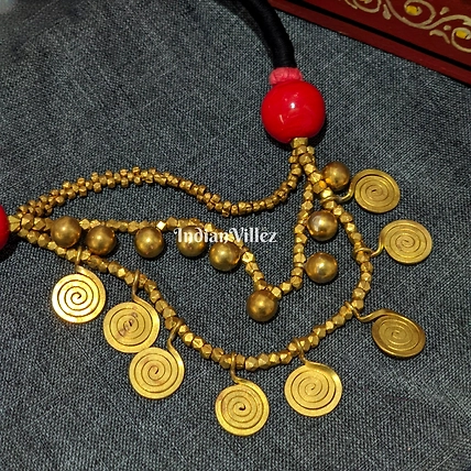 Pure Handmade Tribal Dhokra Jewellery-J_37
