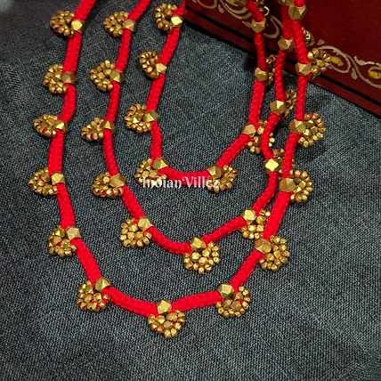 Pure Handmade Tribal Dhokra Jewellery-J_38