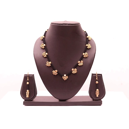 Tribal Dhokra Jewellery - Small Plants-J_41