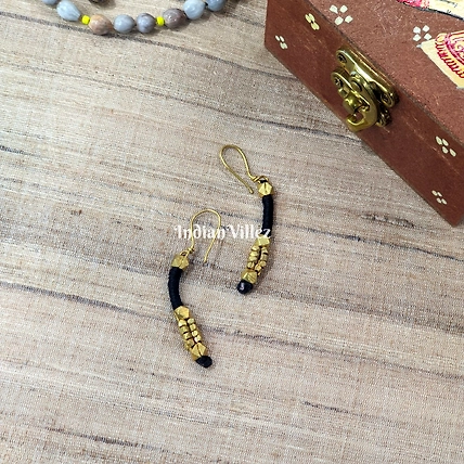 Handmade Dhokra Tribal Earring-J_49