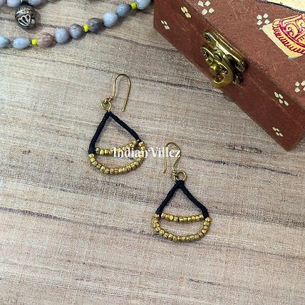 Handmade Dhokra Tribal Earring-J_50