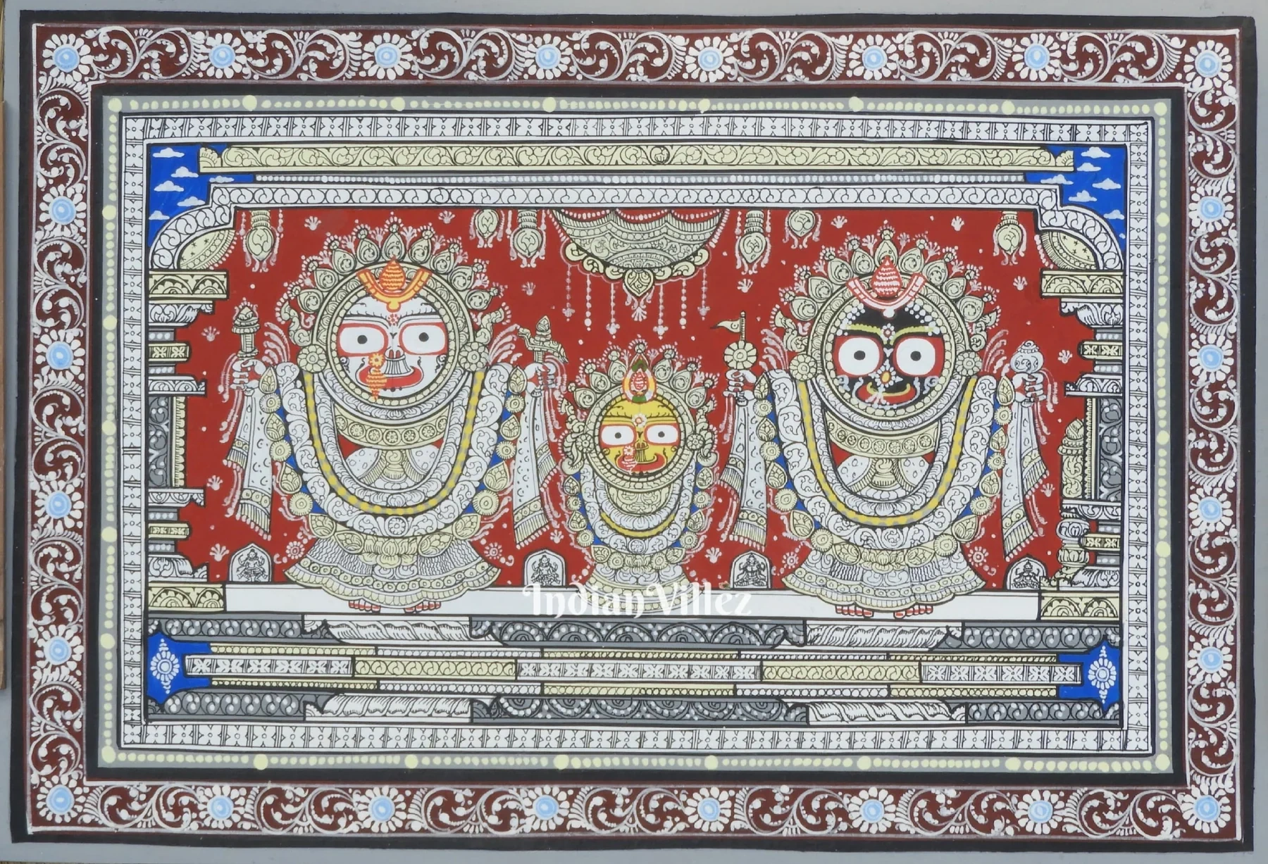 Jagannath Suna Besha Pattachitra Painting For Home Wall Art Decor-WallPainting_7