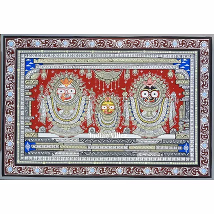 Jagannath Suna Besha Pattachitra Painting For Home Wall Art Decor-WallPainting_7