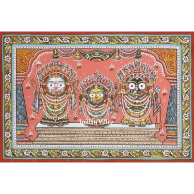 gannath Suna Besha Pattachitra Painting For Home Wall Art Decor