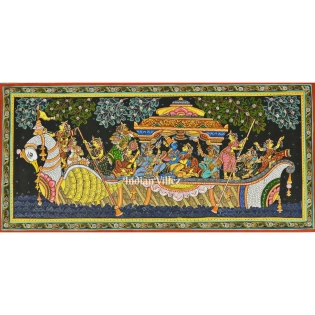 Nabakeli Pattachitra Painting For Home Wall Art Decor