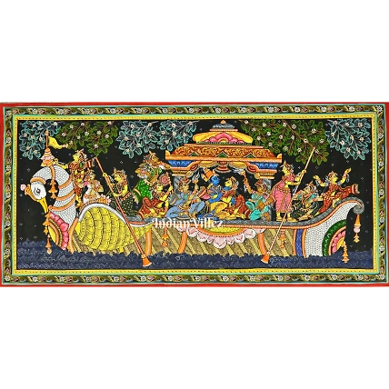 Nabakeli Pattachitra Painting For Home Wall Art Decor-WallPainting_22