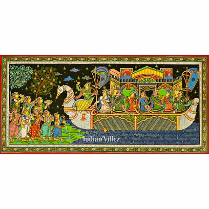 Boita Bandana Pattachitra Art Painting For Home Wall Art Decor-WallPainting_24