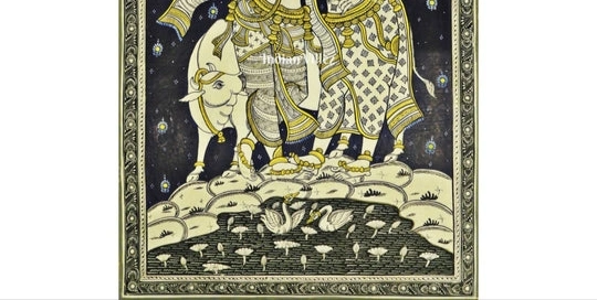 Radha Krishna Pattachitra Art Painting For Home Wall Art Decor-2