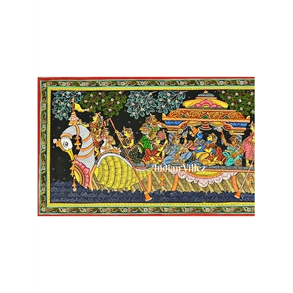 Nabakeli Pattachitra Painting For Home Wall Art Decor-1