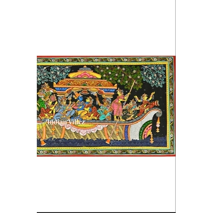 Nabakeli Pattachitra Painting For Home Wall Art Decor-2