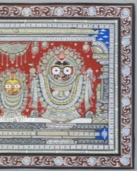 Jagannath Suna Besha Pattachitra Painting For Home Wall Art Decor-1