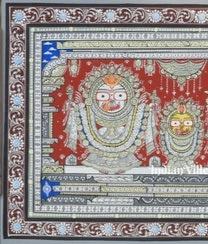 Jagannath Suna Besha Pattachitra Painting For Home Wall Art Decor-2