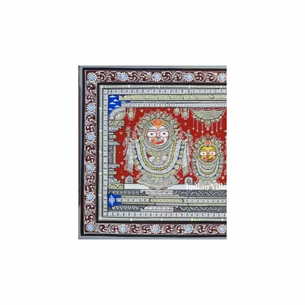 Jagannath Suna Besha Pattachitra Painting For Home Wall Art Decor-2